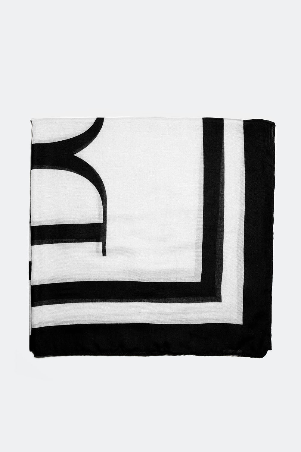 Mønstret sort sjal i gruppen Don Donna hos Glitter (171000589400)
