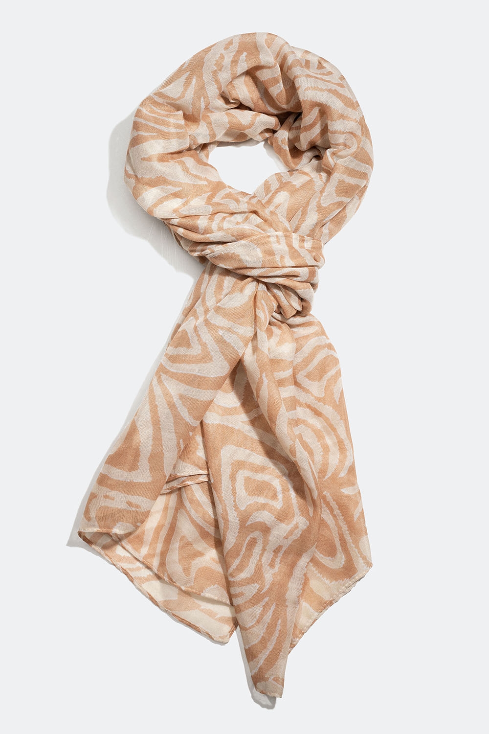 Tyndt brunt mønstret sjal i gruppen Accessories / Tørklæder hos Glitter (171000908400)