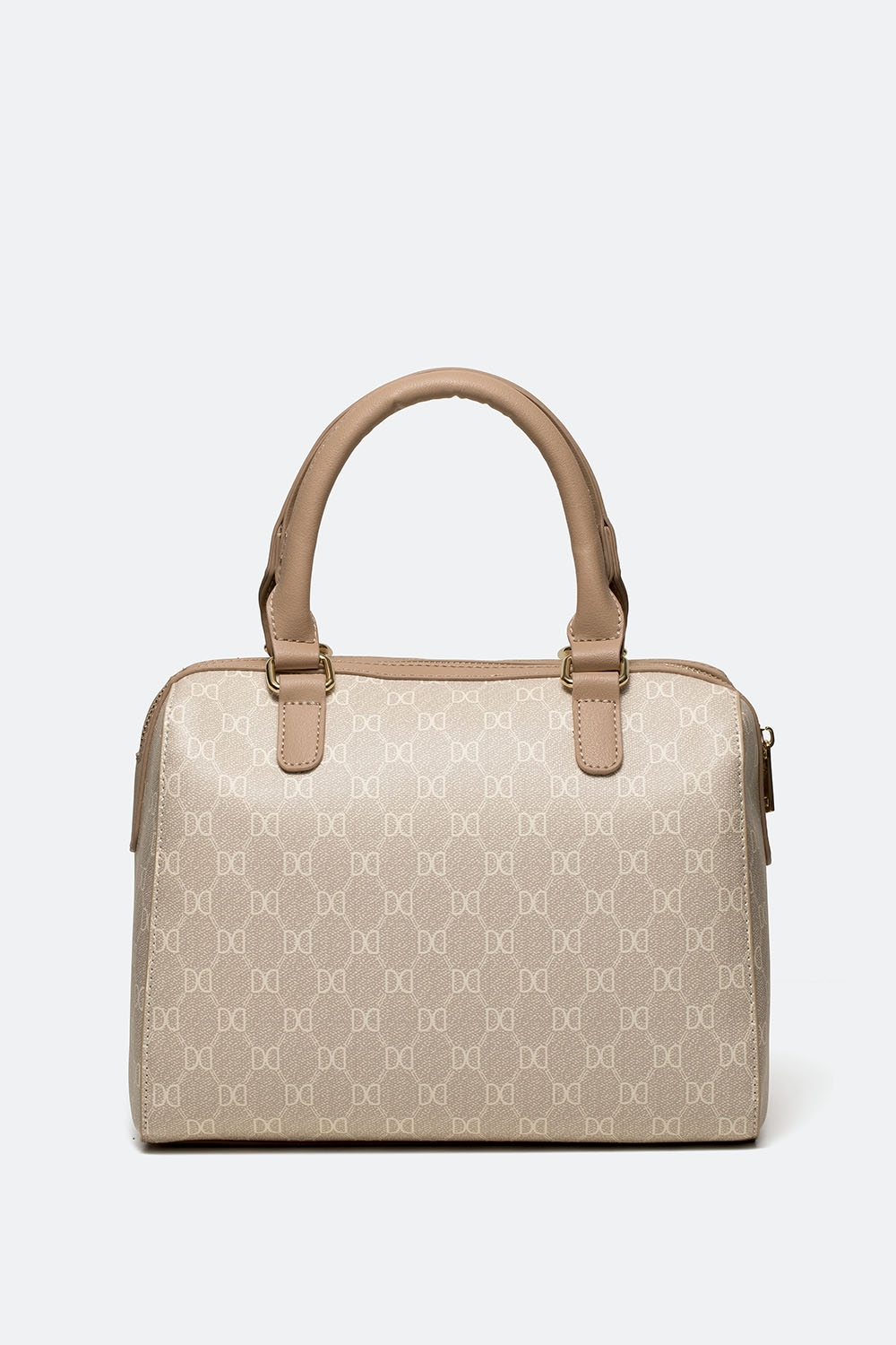 Lys beige mønstret håndtaske i gruppen Don Donna - tasker hos Glitter (172000918600)