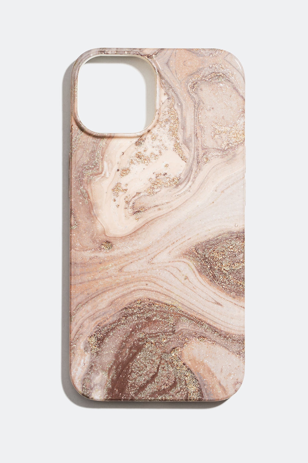 Rosa mobilcover med marmoreret mønster, iPhone 14 i gruppen Accessories / Mobiltilbehør / Mobilcovers / iPhone 14 / 14 PRO hos Glitter (174000405414)