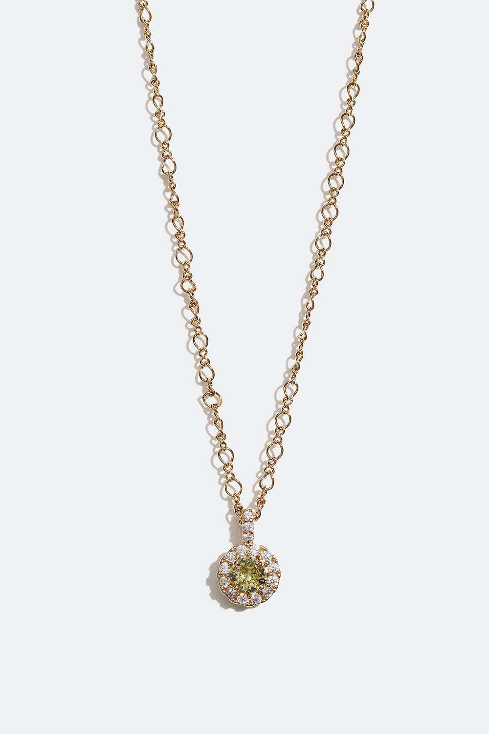 Laurie necklace - Peridot i gruppen Lily and Rose - Halskæder hos Glitter (254000557502)