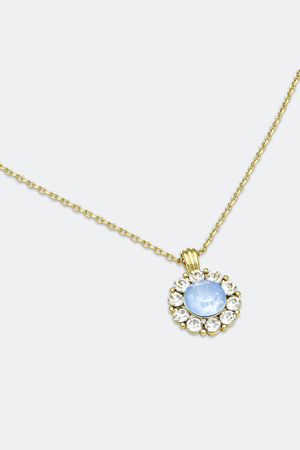 Sofia necklace - Sky blue i gruppen Lily and Rose - Halskæder hos Glitter (254000597102)