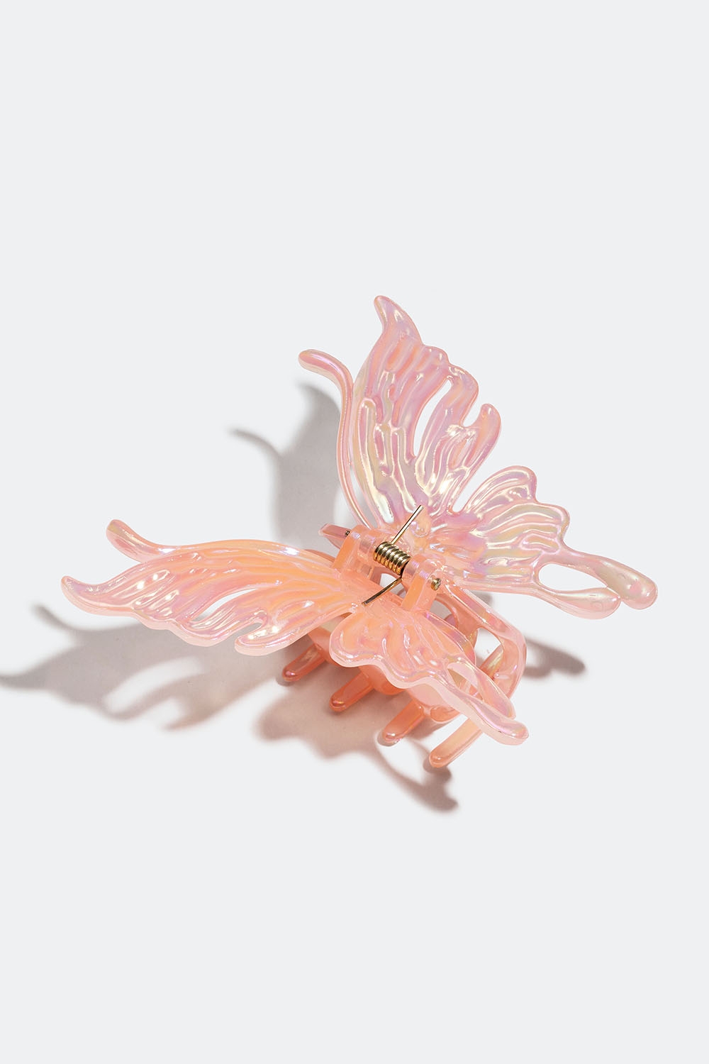 Lyserød hårklemme med stor sommerfugl i gruppen Håraccessories / Spænder & klemmer / Hårklemmer hos Glitter (331001555100)