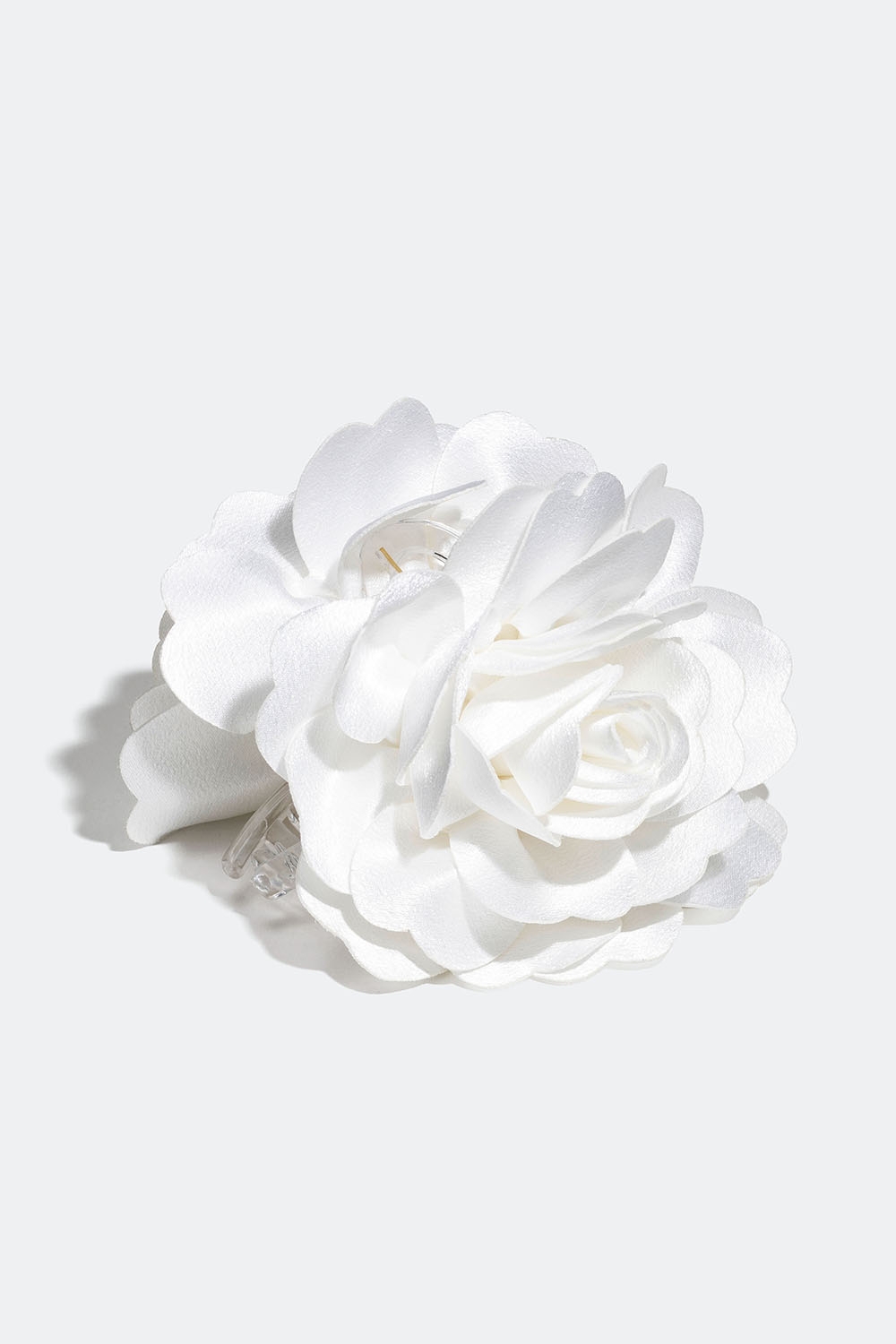 Hårspænde med hvid blomst i gruppen Håraccessories / Spænder & klemmer / Hårklemmer hos Glitter (331001573100)