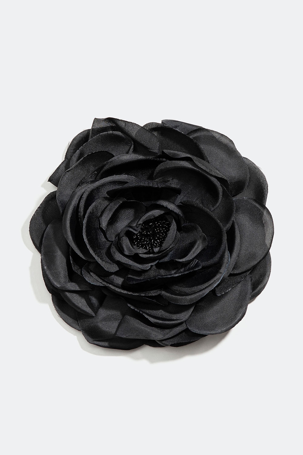 Hårspænde med stor sort blomst i gruppen Håraccessories / Spænder & klemmer / Hårspænder hos Glitter (335001039000)