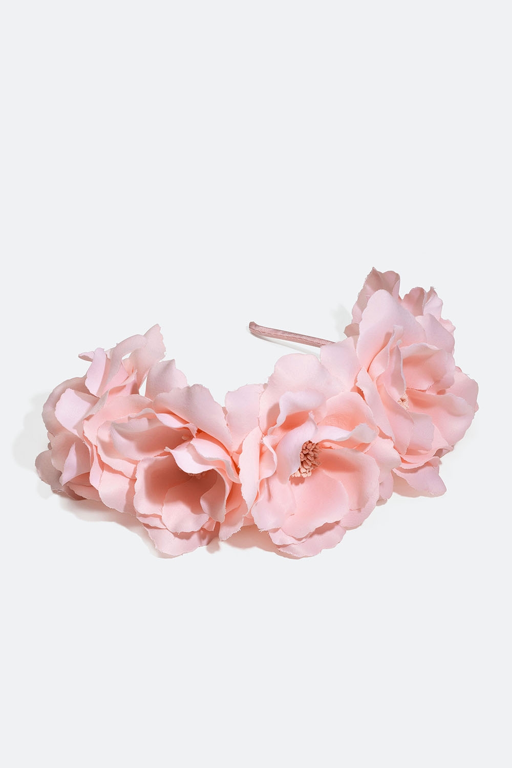 Diadem med store rosa blomster i gruppen Håraccessories / Hårbøjler / Brede hos Glitter (336000555000)
