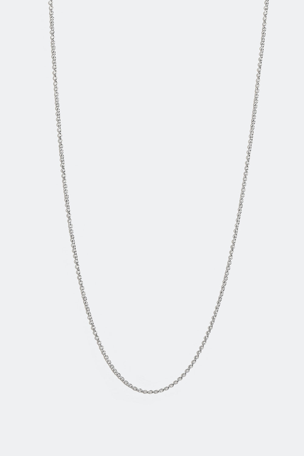 Tynd halskæde i ægte sølv, 40 cm i gruppen Ægte sølv / Sølvhalskæder / Kæder i ægte sølv hos Glitter (554000751001)