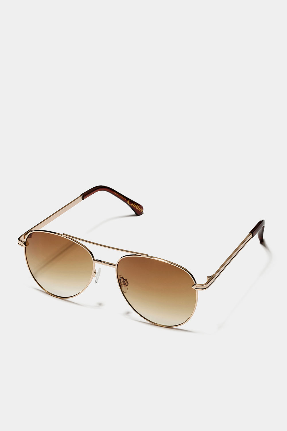 Klassiske pilotsolbriller med bruntonede glas