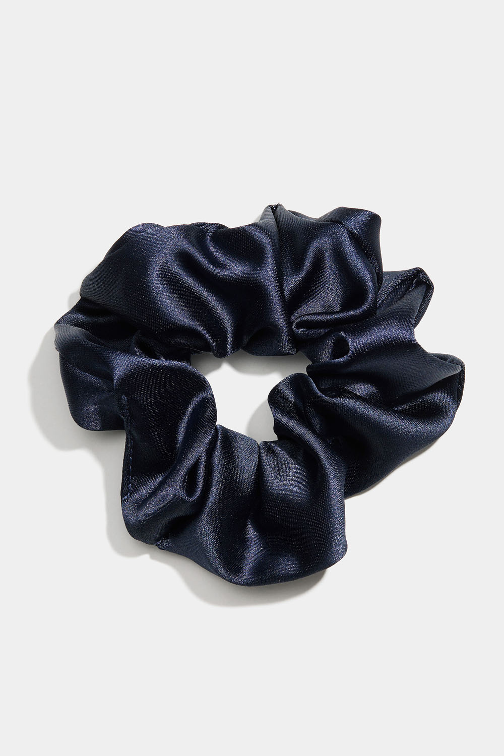 Mørkeblå scrunchie