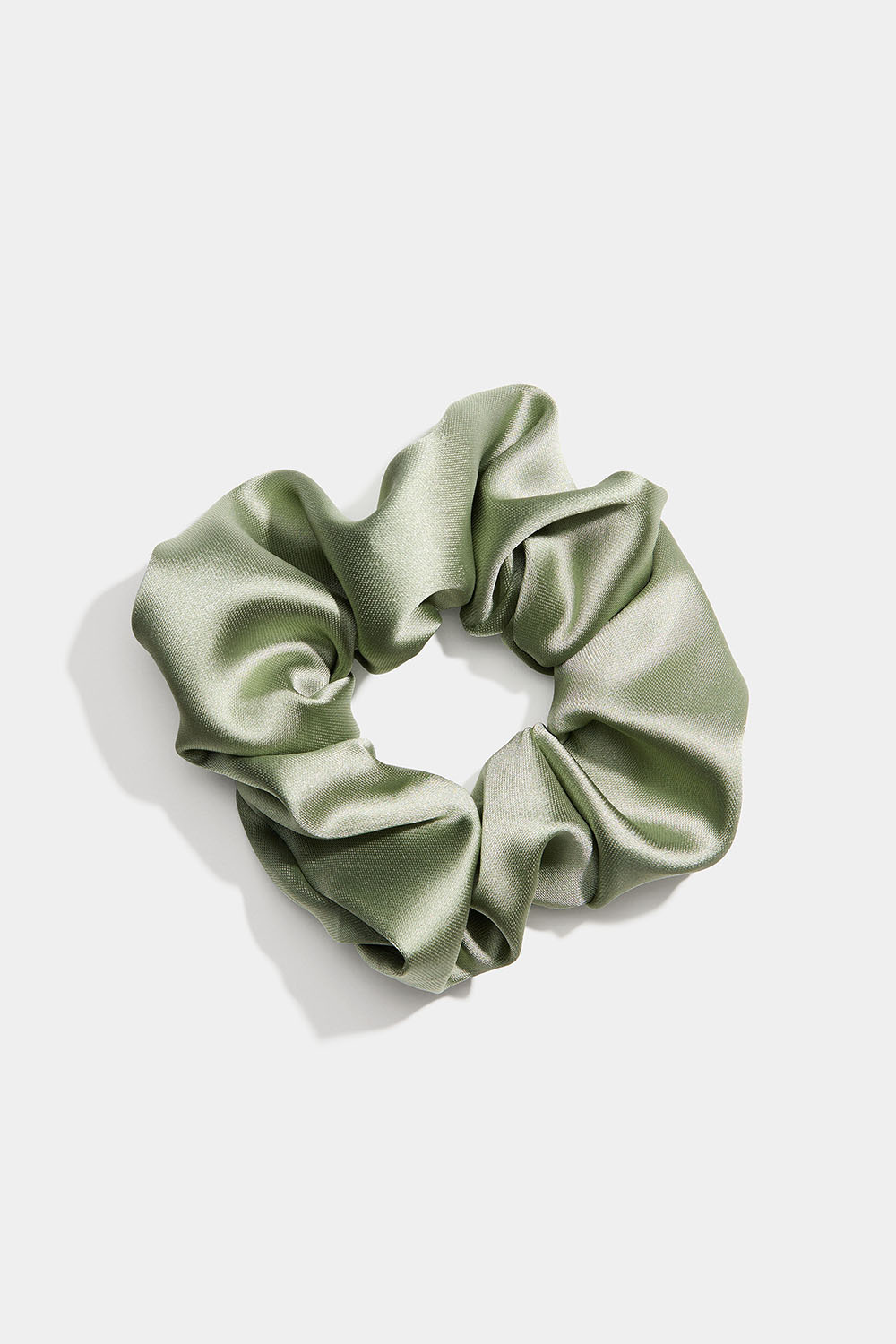 Blank scrunchie, grøn