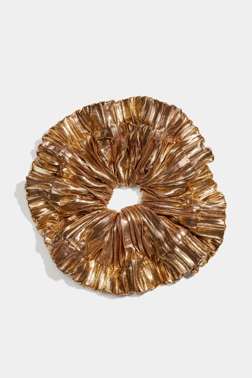 Guldmetallisk scrunchie