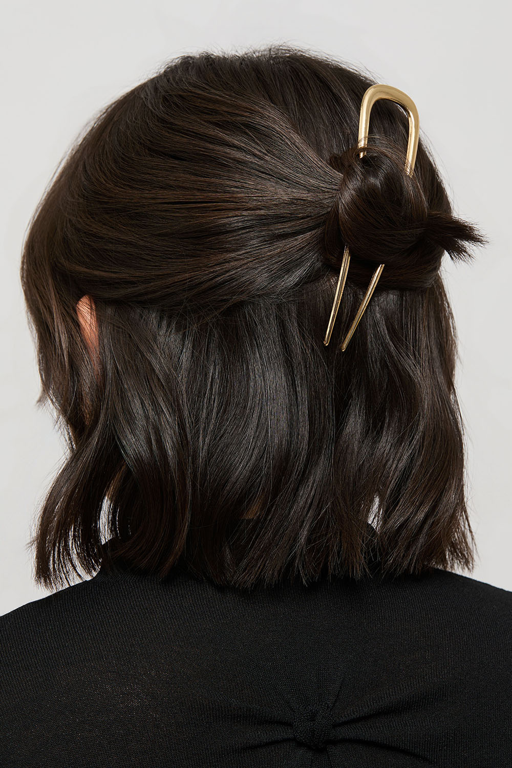 Guldfarvet fransk hårnål